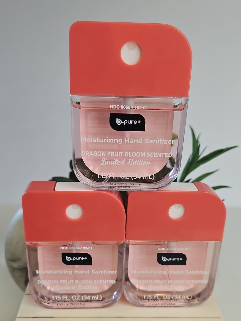 B.pure Limited Edition Hand Sanitizer Dragon Fruit Scented 3-Pieces